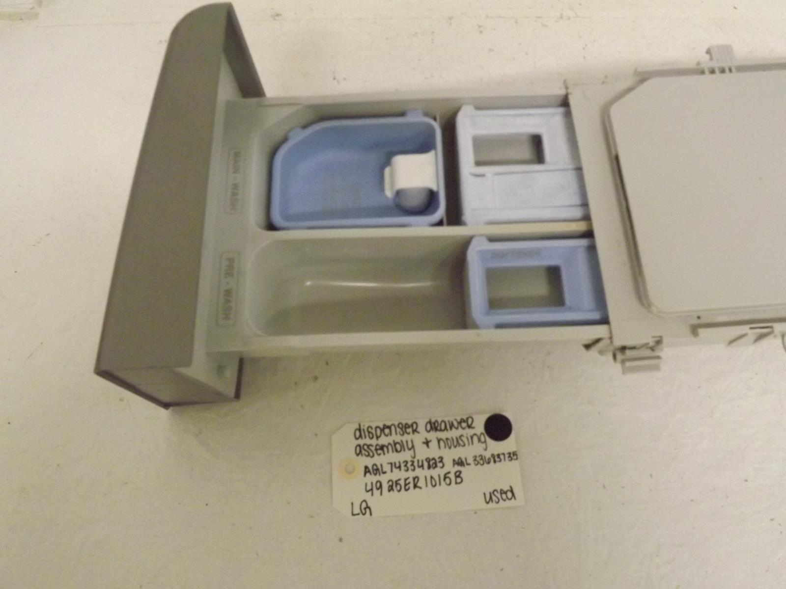 LG Washer AGL74334823 AGL33683735 4925ER1015B Dispenser Drawer Assy&Housing Used LG Washer AGL74334823 AGL33683735 4925ER1015B Dispenser Drawer Assy&Housing Used